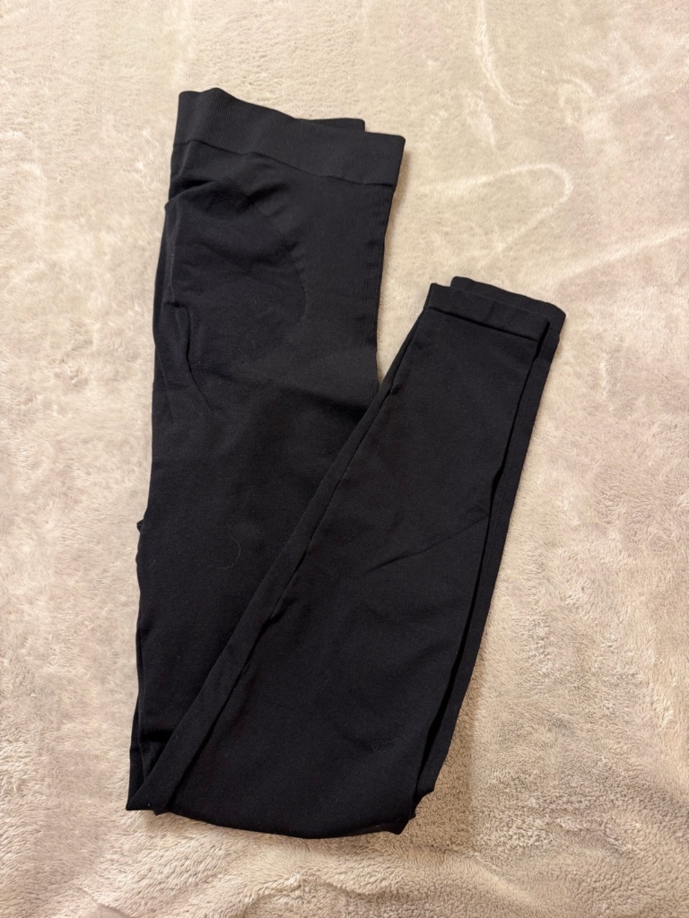 BLANQI Everyday Maternity Belly Support Elastic Waist Stretch Leggings Size M
